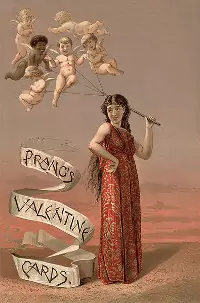Валентинка от 1900-1930 година Валентинка от 1900-1930 година