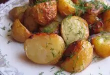 Пресни картофи на фурна с копър