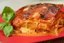 Лазаня с тиквички и патладжан