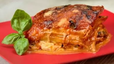 Лазаня с тиквички и патладжан