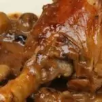 Агнешки бут с гъби по селски