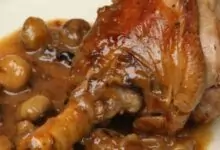 агнешки бут с гъби