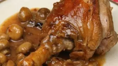 агнешки бут с гъби