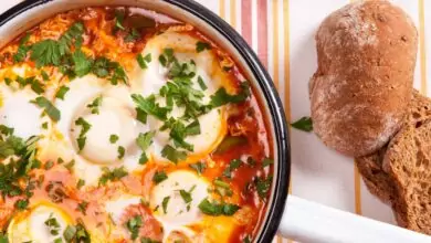 Доматен сос и яйца