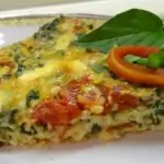 Фритата със спанак чушки и сирене