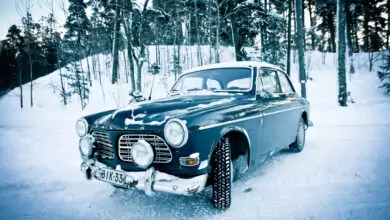 кола през зимата