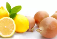 лук и лимон