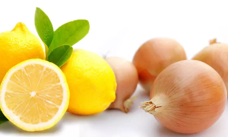 лук и лимон