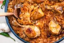 пилешко с прясно зеле