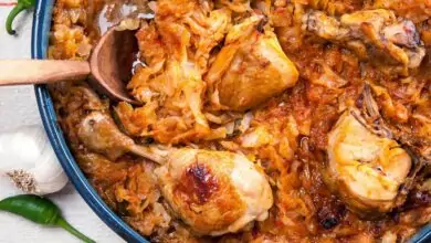 пилешко с прясно зеле