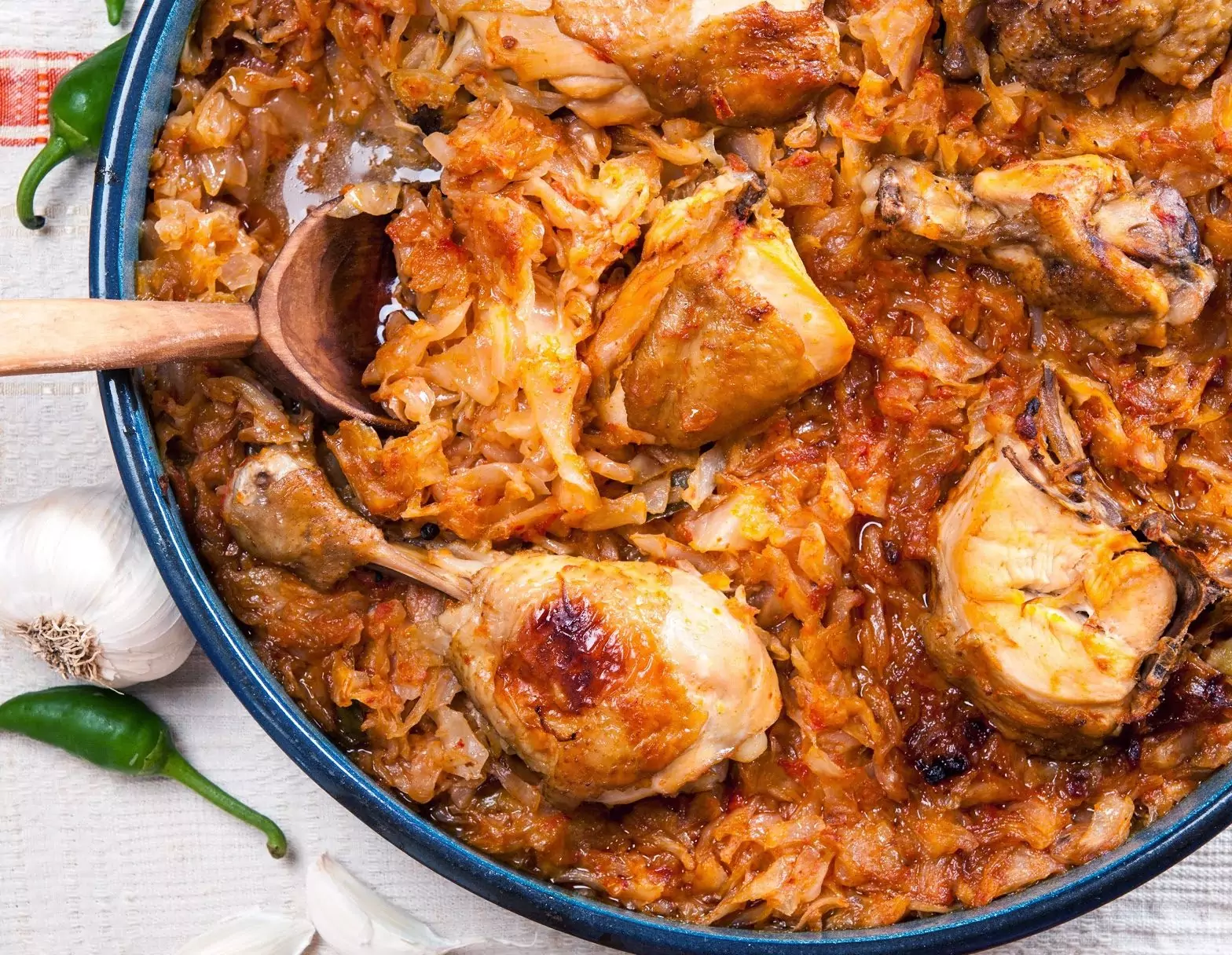 пилешко с прясно зеле