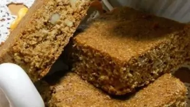 Постен сладкиш с орехи и мед