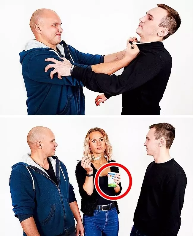 Ако искате да спрете битка, вземете нещо за ядене