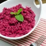 Салата с цвекло и майонеза