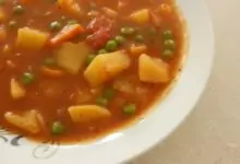 картофи и грах