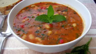 Постна боб чорба