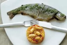 пъстърва с булгур