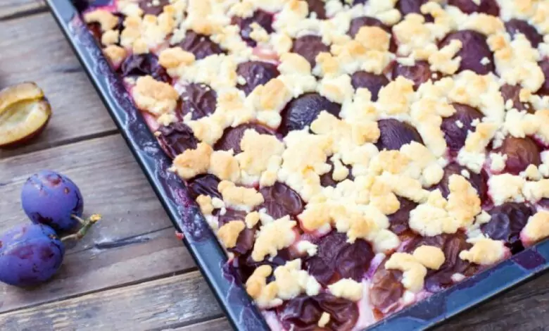 пай със сини сливи