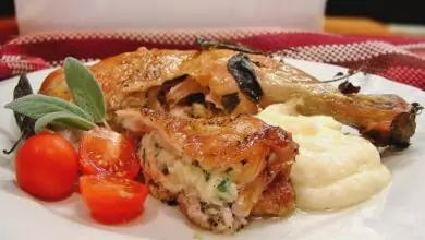 Пълнени пилешки бутчета