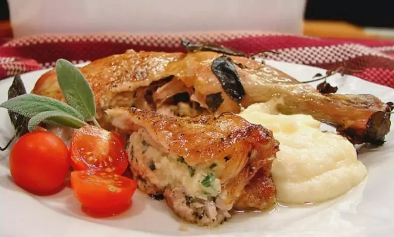 Пълнени пилешки бутчета