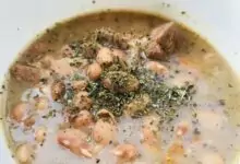 Овнешко или шилешко с боб в тенджера под налягане