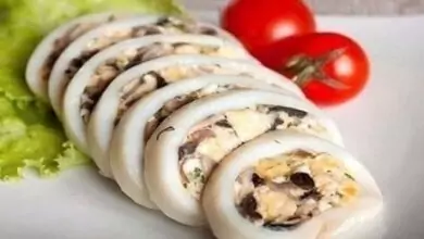 пълнени калмари