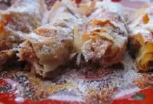 Баница с ябълки и локум