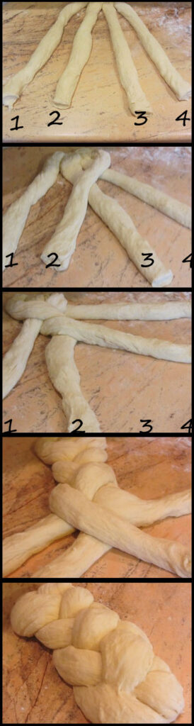 Плетен козунак