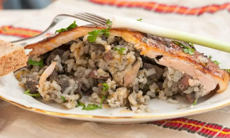 пълнена агнешка плешка