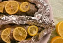 пъстърва във фолио