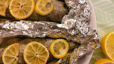 пъстърва във фолио