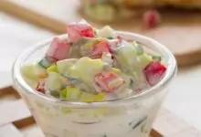 раита с домати