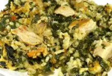 свинско с ориз и коприва