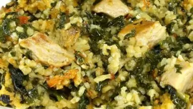 свинско с ориз и коприва