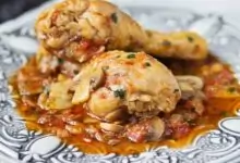 задушено пилешко с гъби