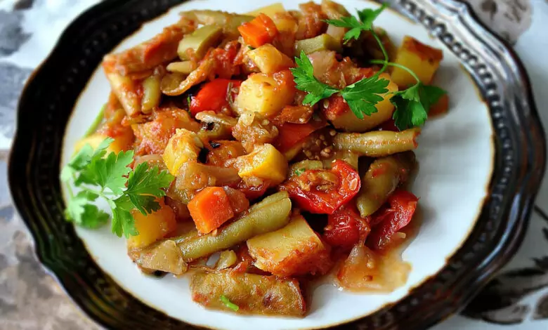 вкусен гювеч на тиган