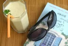 бананов шейк със сусамов тахан