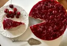 черешов чийзкейк без печене