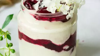 Десерт с пияни череши