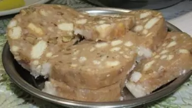 сладък салам със сусамов тахан