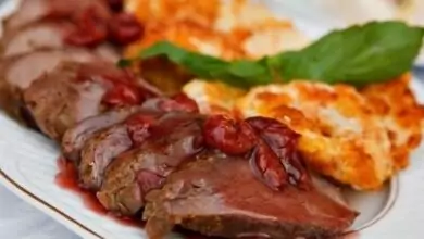 Телешко бон филе с мексикански сос