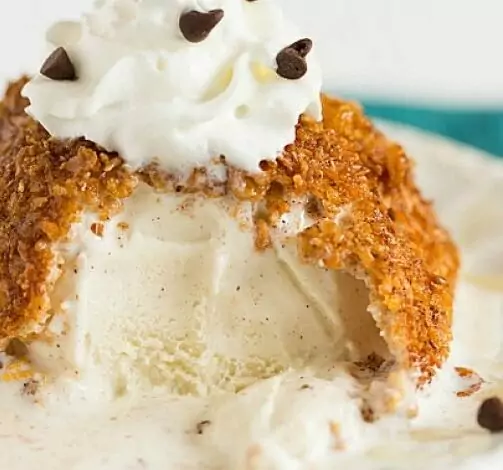 Домашен пържен сладолед