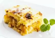 картофена мусака с кисело зеле