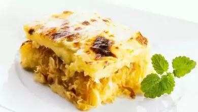 картофена мусака с кисело зеле