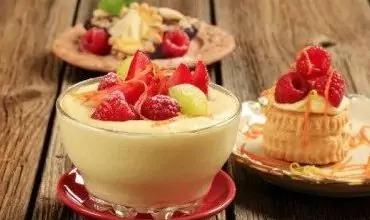 Малинов крем с шампанско