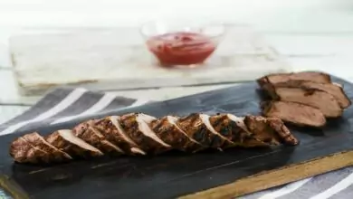 Мариновано в малинов сос свинско на грил