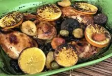 Пилешки гърди със сушени плодове