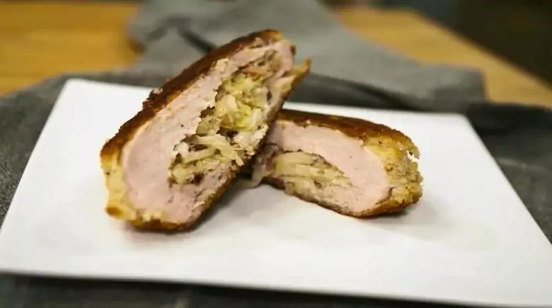 пилешки шницели с кисело зеле