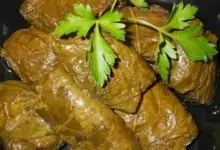 постни сарми от лапад и джанки