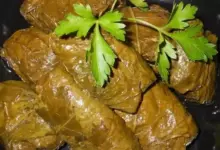 постни сарми от лапад и джанки